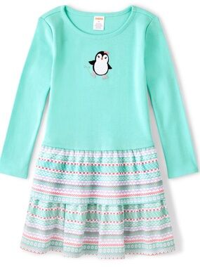 Gymboree Polar Party Penguin Dress Size 6